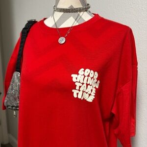 Red Graphic T-Shirt